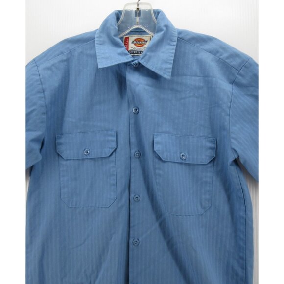 VINTAGE Dickies Shirt Small Mechanic Uniform Utility Workwear Y2K - Picture 2 of 12